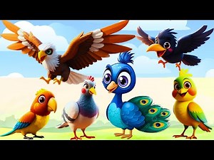 🦜 Fun Bird Facts for Kids! Learn About Parrots, Eagles, Peacocks & More! 🦅 | Best Educational Video