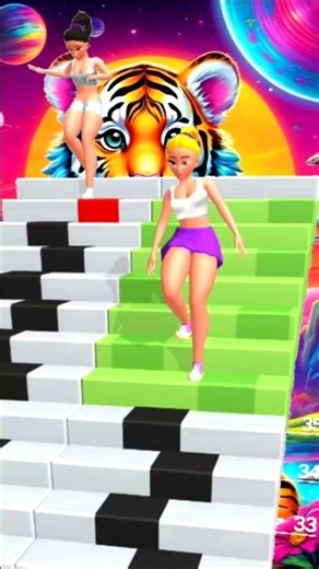 😍 Down Stairs Gameplay 🎮‼️#downstairs #games #trending #shorts #youtubeshorts #littleshortsfactory