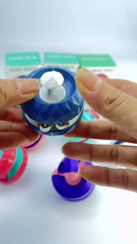 6 Pack Orbit Ball Toy, Fidget Cubes Top Spinning Toy, Great Party Favor Gifts & Creative Decompress Toys, Puzzle Games as Stress Relief Gifts for ADHD Kids Children's Day Gifts