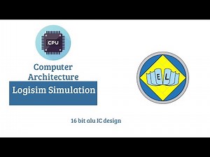 16 bit alu IC design in Logisim