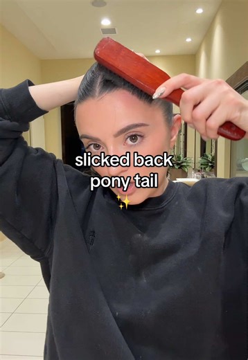 Slicked Back Ponytail Tutorial for Perfect Style✨