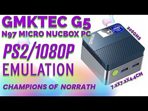 PS2 CHAMPIONS OF NORRATH - 1080P Emulation on GMKtec G5 N97 Micro NUC
