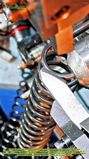 Die Feder: Automatisierte Formgebung einer Schraubendruckfeder