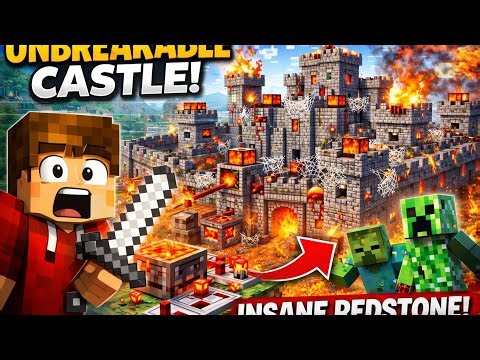 “Minecraft Easy Defence System Build 🔥”