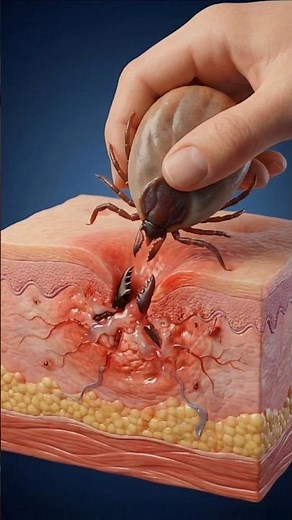 ダニをそのまま引き抜くと、皮膚で起きる本当の危険