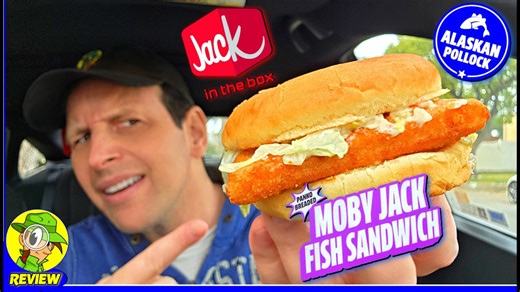 Moby Jack fish sandwich at Jack in the Box full taste test