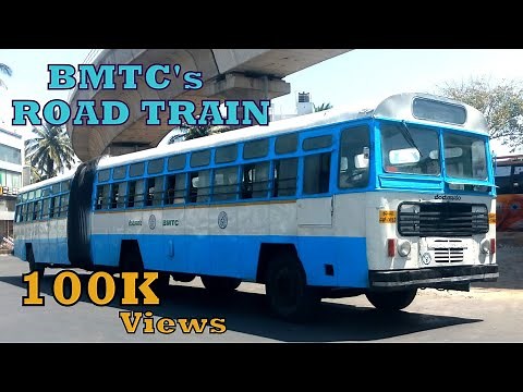 BMTC's 1st Janti Vahana / Road Train Bus KA 01 F 1968