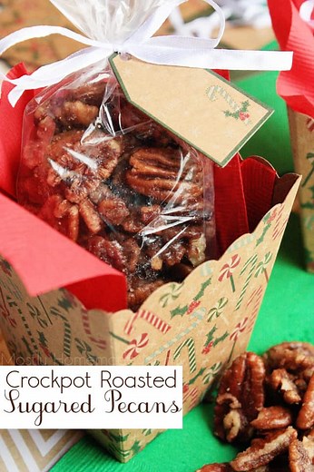 Crockpot Roasted Sugared Pecans - VIDEO
