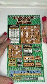 May Cashword #2 #lottery #prize #scratch #nylottery #cashword #lotto #cash #crossword
