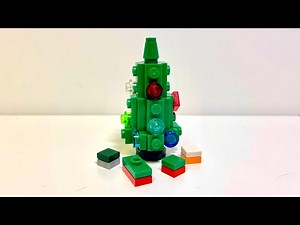 How To Build A Simple LEGO Minifig Scale Christmas Tree