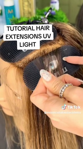 hair extensions uv light tutorial.
