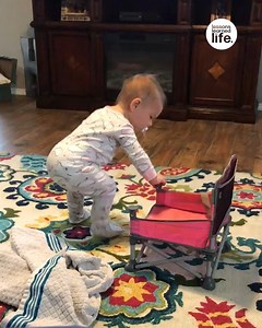 583K views · 10K reactions | This baby had a very round-about way of sitting down...  | Lessons Learned In Life | Facebook