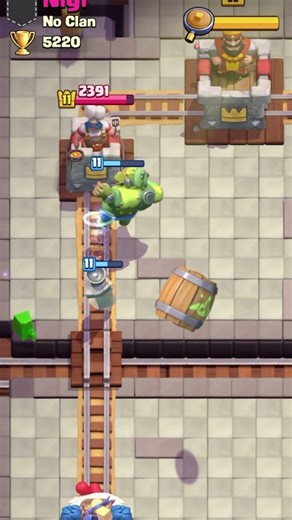 Goblinstein & Goblin Barrel VS Royal Chef in #clashroyale