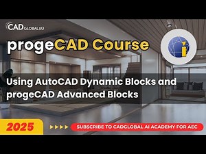 📚Creating AutoCAD Dynamic Blocks in progeCAD 2025 - Advanced Blocks