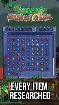 Instantly Research Every 1.4.5 Item In Terraria's Journey Mode #terraria #terrariaupdate