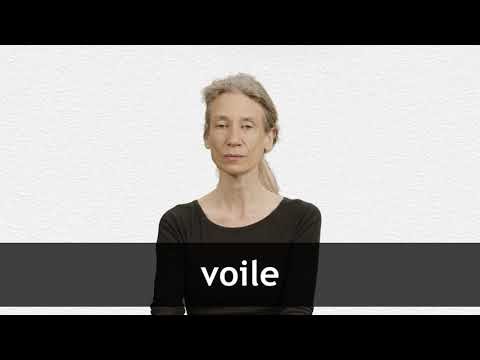 How to pronounce VOILE in French