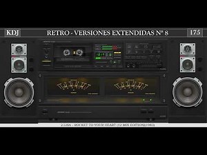 Retro 80s Extended Versiones 12 Mix Vol 8 (CDP 175 KDJ 2025)(Edition Hi NRG)