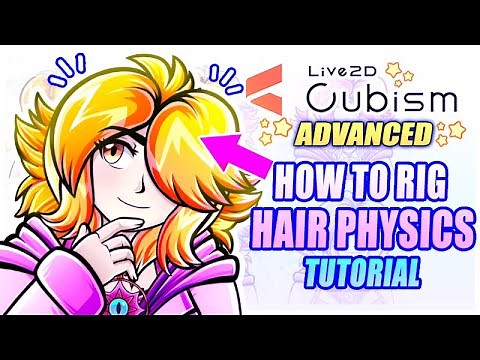 How to Rig Hair Physics (FaceRig) - Live2D Vtuber Tutorial
