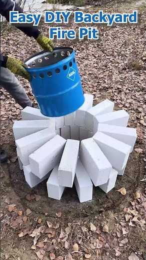 Easy DIY Backyard Fire Pit