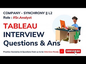 Tableau Interview Experience - (Tableau Developer)|Synchrony Level 2