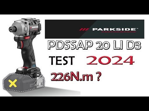 Parkside Performance PDSSAP-20 Li D3 - Testez puterea!