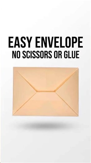 Easy Origami Envelope ✉️ No Scissors No Glue