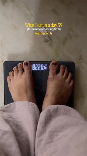 Day 59/120 days intermittent fasting 🧿 #beforeandafterweightloss #whatieatinaday #fatlossjourney