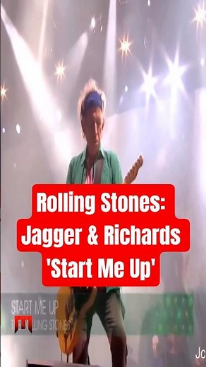 Rolling Stones: Jagger & Richards 'Start Me Up' LIVE Glastonbury 2013 Power! 👅