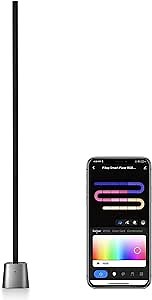 Fitop RGBCW Floor lamp LED Smart Corner Lamp, 2.4GHz WiFi 24 Watts, app Control