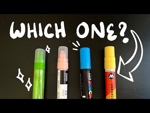 the BEST acrylic marker | Liquitex | Posca | Molotow | Montana