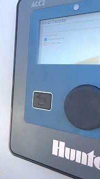 Programación de un decoder hunter control acc2.