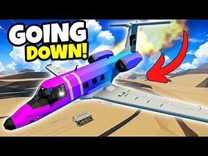 Private Jet CRASHES After Crazy Passenger Takes Control In Stormworks!