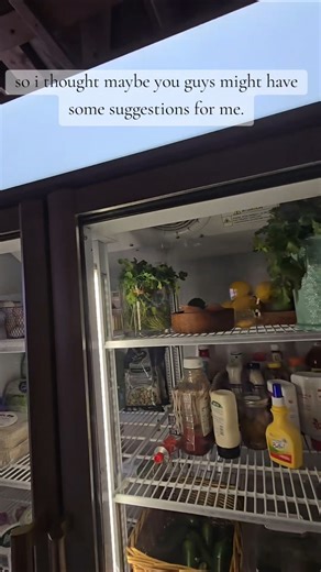 I am anxious to see what clever solutions and ideas y'all have for me!! And GO! #fridge