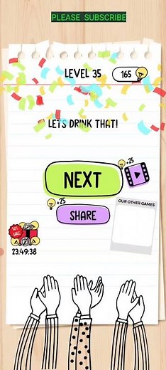 BRAIN TEST LEVEL 35 WALKTHROUGH WITH COMMENTARY