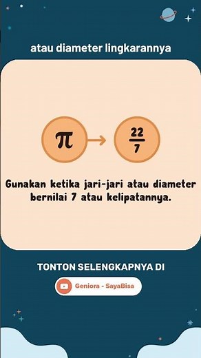 Rumus keliling dan luas lingkaran #lingkaran #kelilinglingkaran #luaslingkaran #matematika #sayabisa