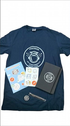 Unboxing Postman Student Expert Kit | Postman api swags | free goodies🤩 #postman #goodies #freeswags