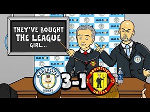 🔵3-1! Man City vs Man Utd!🔴 They've bought the league! (Song Parody Goals Highlights)