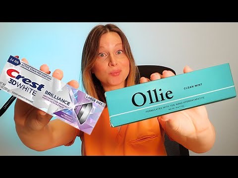 Whitening Toothpaste That Won’t Hurt Your Teeth?? Crest vs. Ollie Comparison