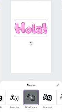 How to outline letters in #canva