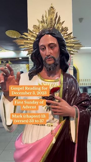 15K views · 6.6K reactions | Holy Gospel | First Sunday of Advent | December 3, 2023 Gospel Reading: Mark 13:33-37 | Gospel Readings + Special Devotions for Busy People | Facebook