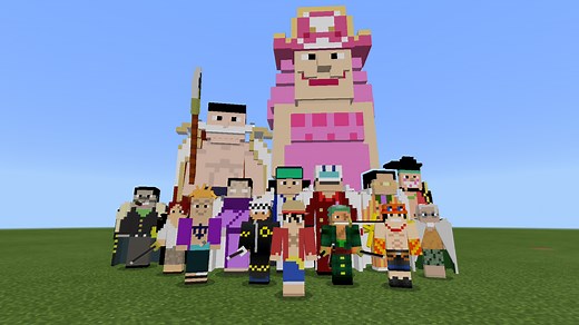 マイクラ自作アドオン紹介（ONEPIECEaddon / ワンピースアドオン）１-１