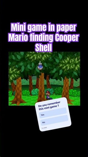 Mini game in paper Mario finding cooper shell #retro #mario #papermario #nintendo #retrogames