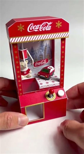 DIY Coca-Cola Christmas Claw Machine with Budget Friendly Tricks