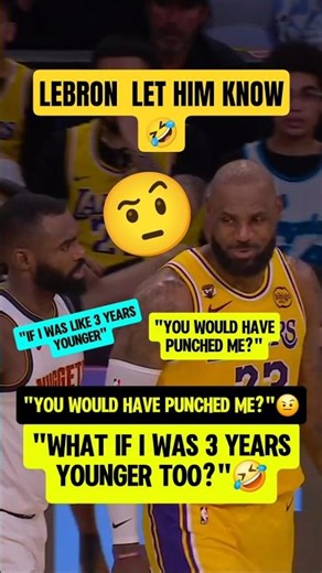 LeBron had to let bro KNOW🤣