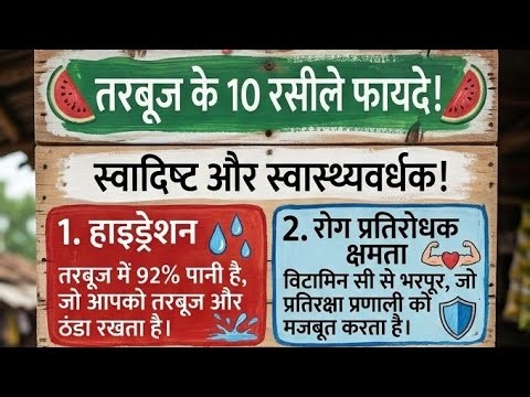 🍉 तरबूज के 10 रसीले फायदे #shortsfeed #live #virallive #तरबूज @smartgkzone0 #facts