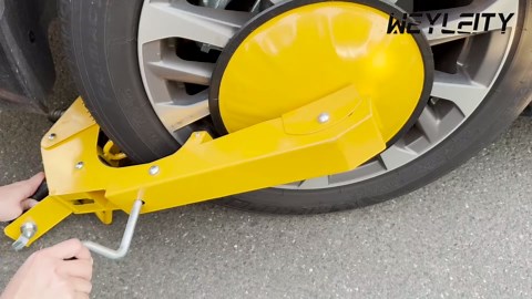 Wheel Lock Clamp | Heavy-Duty Anti Theft Tire Lock Adjustable Trailer Wheel Lock, Tire Boot Lock for RV Trailers, Cars, Trucks, SUVs (2)