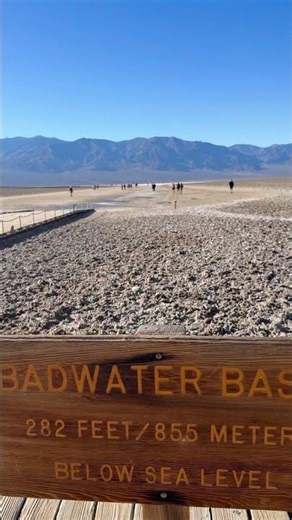 Badwater Basin in Death Valley, California