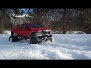 Tamiya F350 Crew Cab Dually in Snow