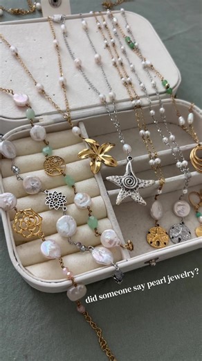 pearl jewelry 🪩🌟