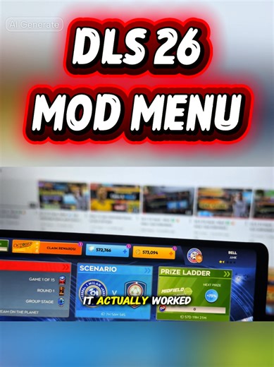 DLS 26 mod menu unlocked DLS 25 mod apk, DLS 26 mod, Modric upgrade, modo carrera, full tutorial #dls26 #dls #dreamleaguesoccer26 #dreamleaguesoccer #fyp #foryoupage